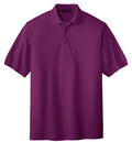 Unisex Silk Touch Polo - Deep Berry