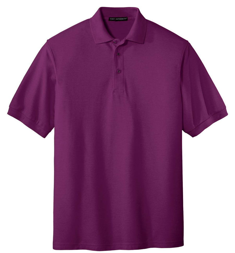 Unisex Silk Touch Polo - Deep Berry