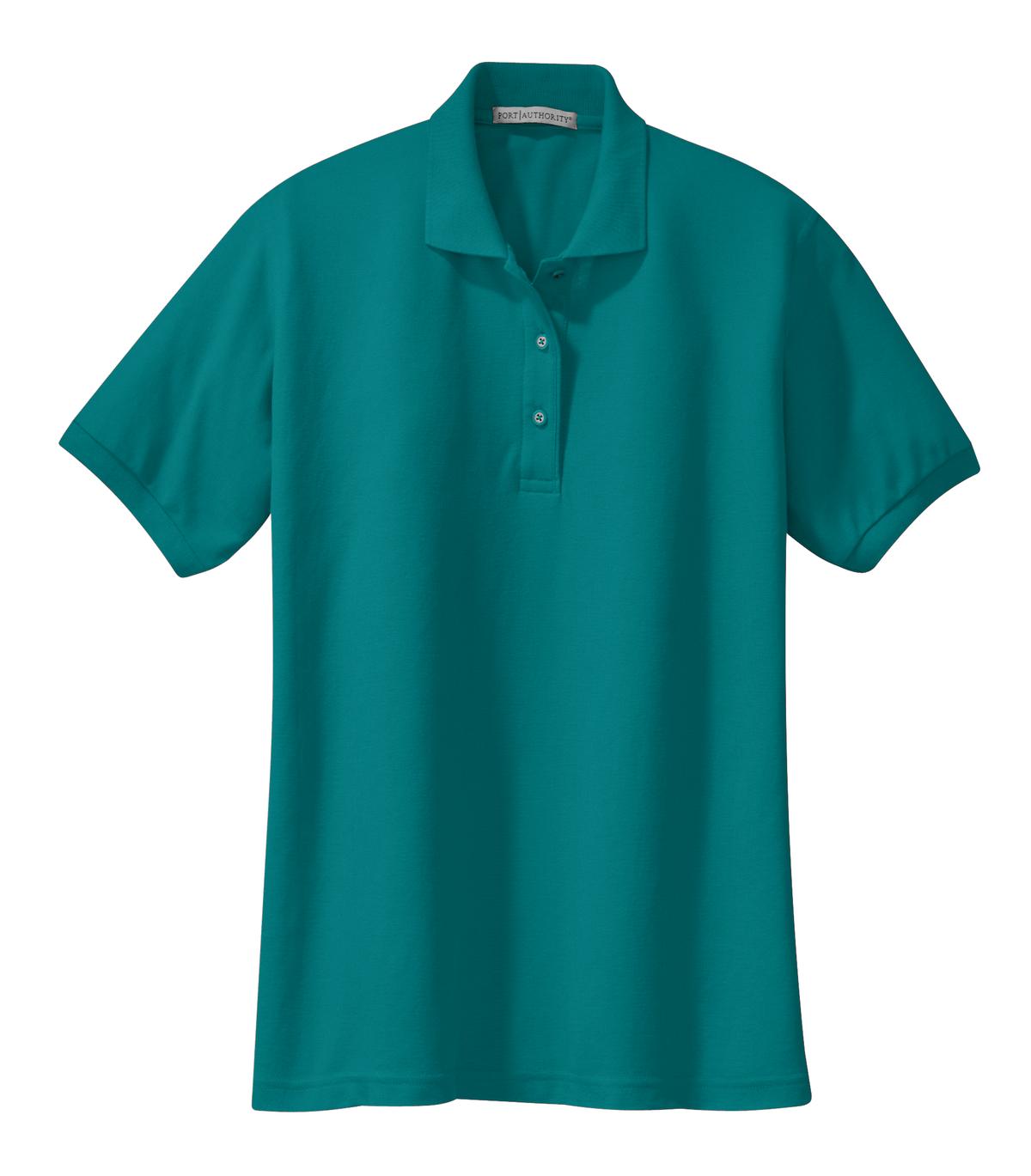 Women's Silk Touch Polo - Teal Green
