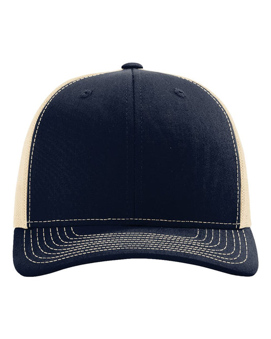 Snapback Trucker Cap - Navy/ Khaki