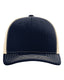 Richardson 112 - Snapback Trucker Cap - Navy/ Khaki