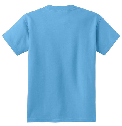 Youth Essential Tee - Aquatic Blue