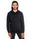 Threadfast Apparel 321H - Unisex Triblend French Terry Hoodie - Black Solid