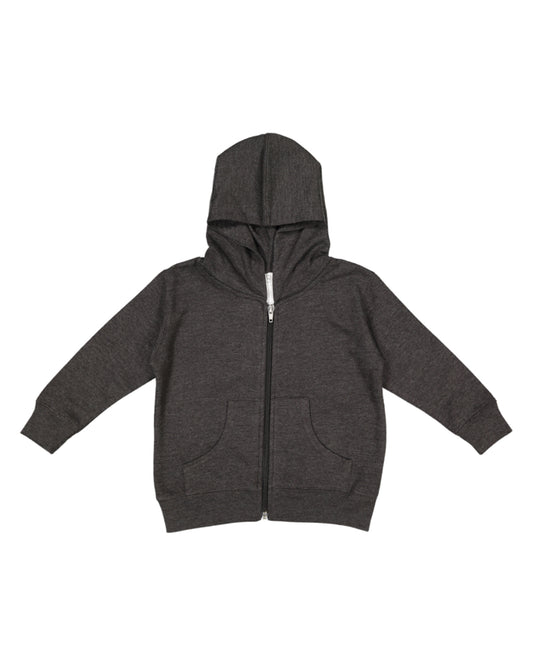 Toddler Zip Fleece Hoodie - Vintage Smoke