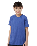 Youth Fine Jersey T-Shirt - Heather Royal