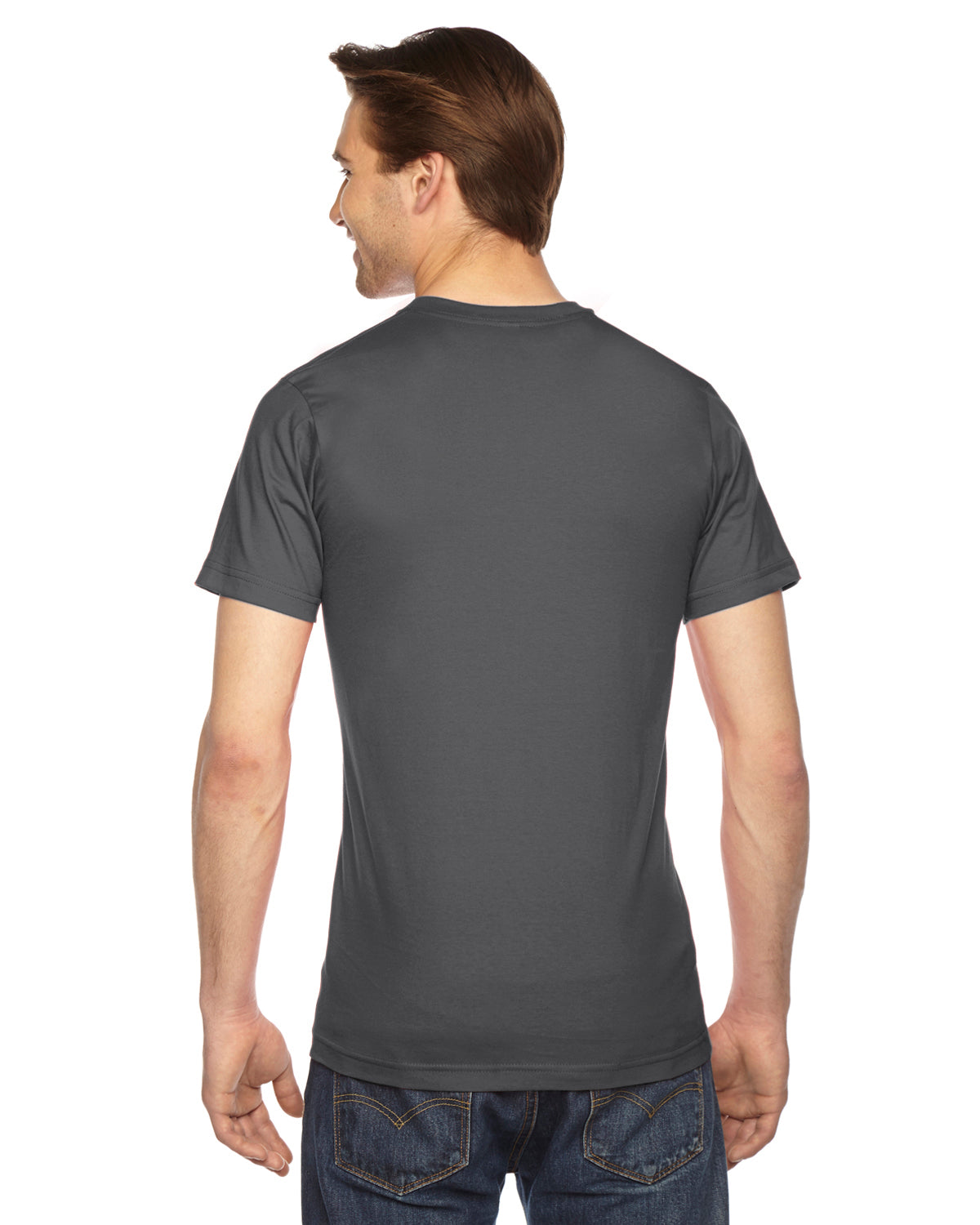 Unisex Fine Jersey Short-Sleeve T-Shirt - Asphalt
