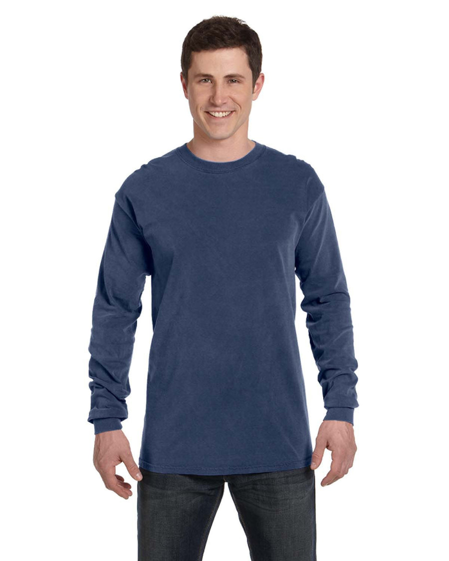 Unisex Heavyweight RS Long-Sleeve T-Shirt - China Blue