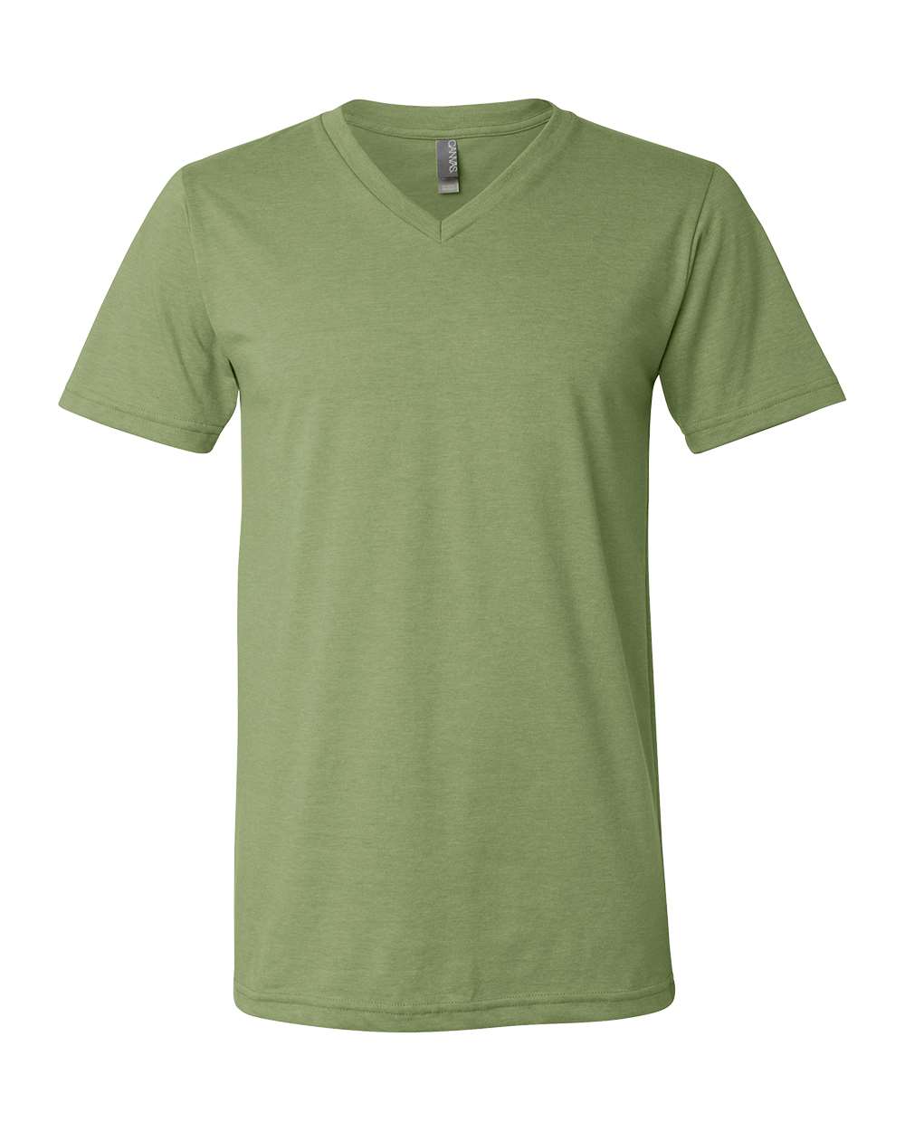 Unisex Jersey Short-Sleeve V-Neck T-Shirt - Heather Green