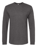 Unisex Heavyweight Long Sleeve Tee - Heather Charcoal