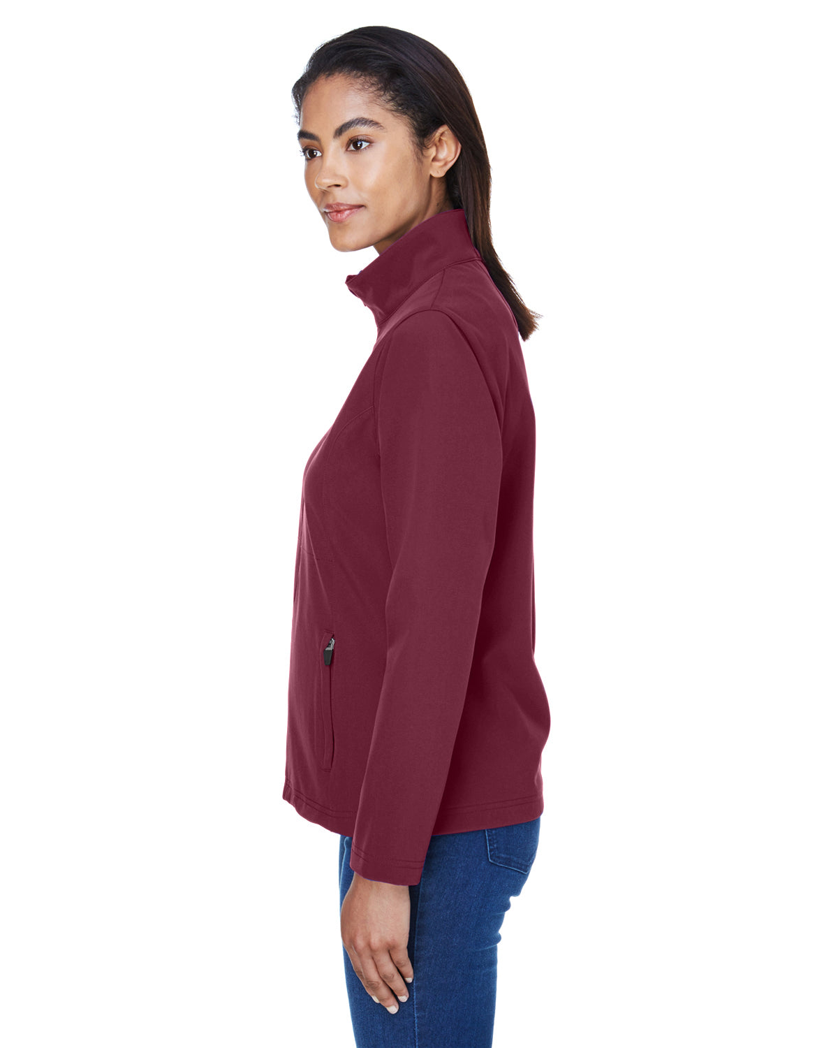 Women's Leader Soft Shell Jacket - Sport Maroon