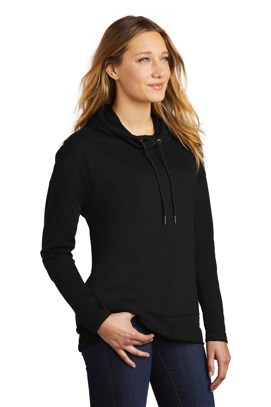 Women's Featherweight French Terry Hoodie - Black