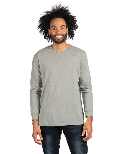 Unisex CVC Long-Sleeve T-Shirt - Dark Heather Gray