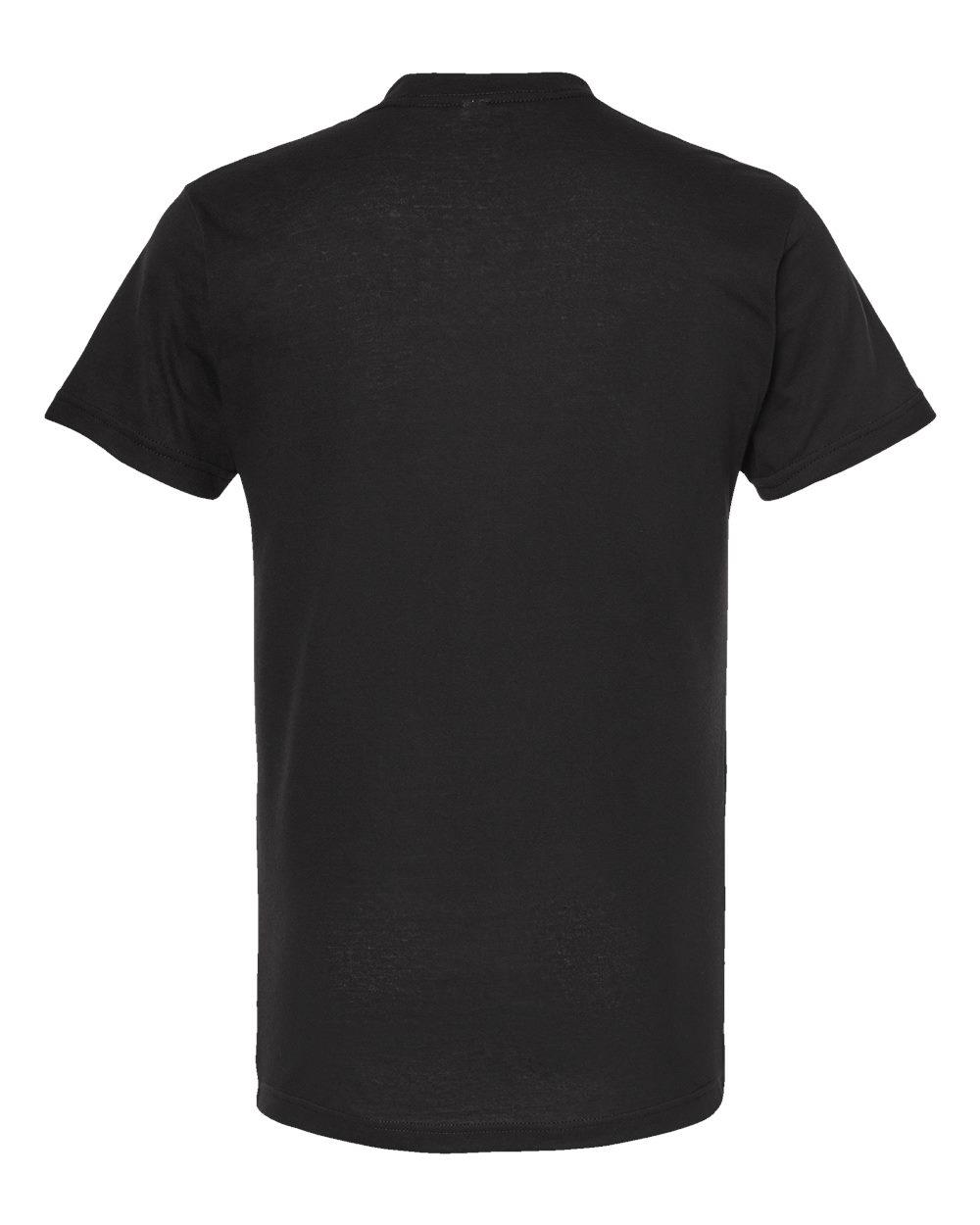 Unisex Poly-Rich V-Neck Tee - Black