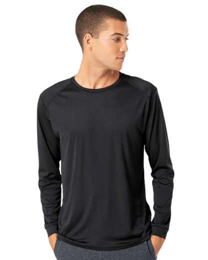 Unisex Long Sleeve Performance Tee - Black