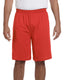 Augusta Sportswear 915 - Unisex Longer-Length Jersey Short - Red