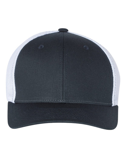 Fitted Trucker with R-Flex - Navy / White