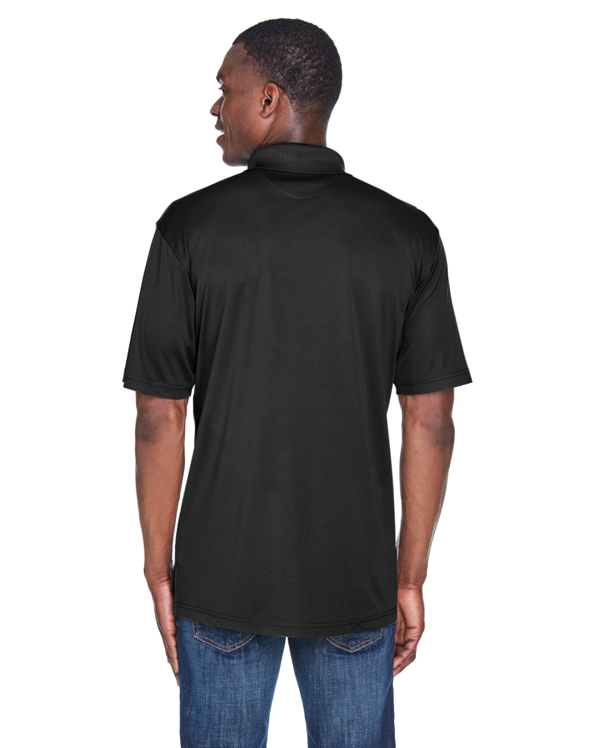 Men's Cool & Dry Sport Performance Interlock Polo - Black