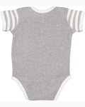 Infant Baby Rib Bodysuit - Heather / White / Heather White St