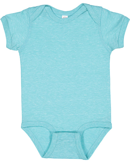 Infant Harborside Melange Bodysuit - Caribbean Melange