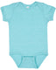 Rabbit Skins 4491RA - Infant Harborside Melange Bodysuit - Caribbean Melange
