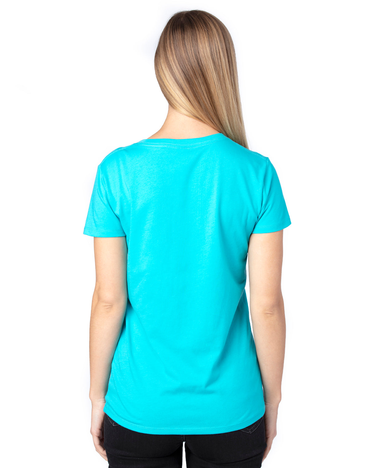 Women's Ultimate V-Neck T-Shirt - Pacific Blue
