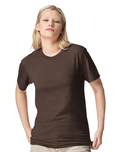 Unisex CVC T-Shirt - Heather Brown