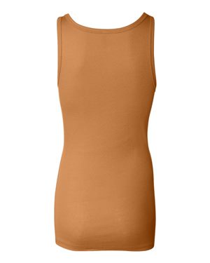 Women's Sheer Mini Rib Tank - Orange Sorbet