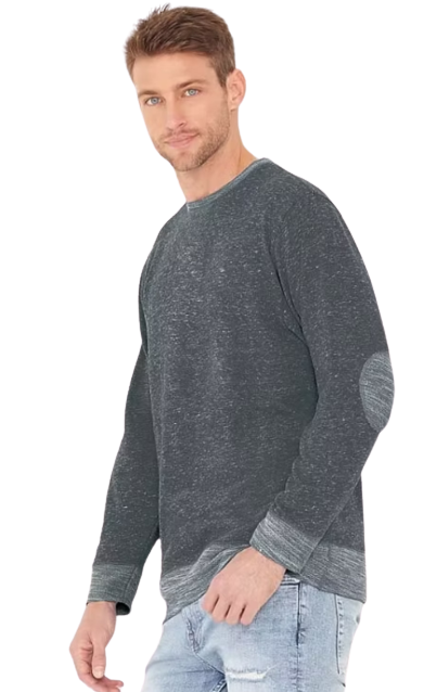 Harborside Melange French Terry Pullover - Smoke Melange