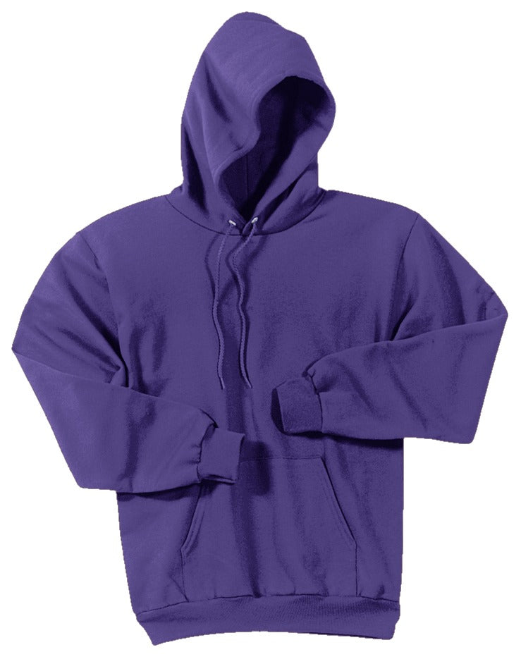 Unisex Core Fleece Pullover Hoodie - Purple