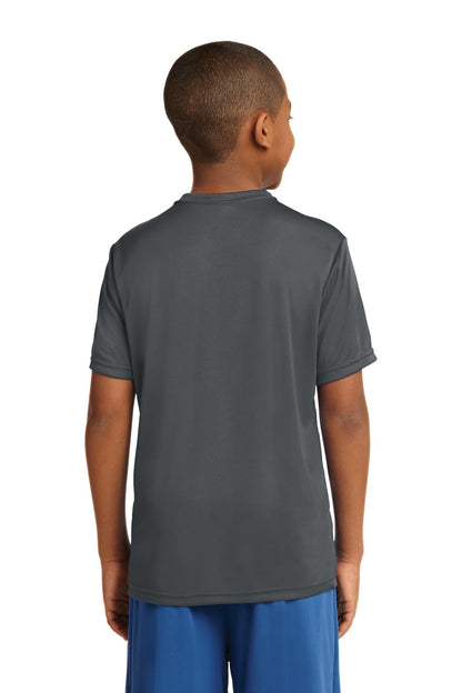 Youth PosiCharge Competitor Tee - Iron Gray