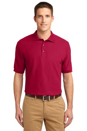Unisex Silk Touch Polo - Red