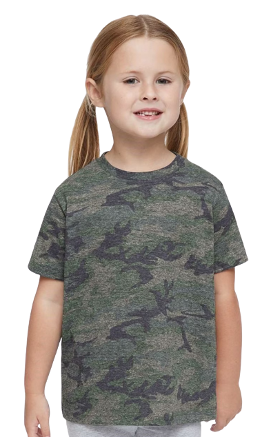 Toddler Fine Jersey T-Shirt - Vintage Camo