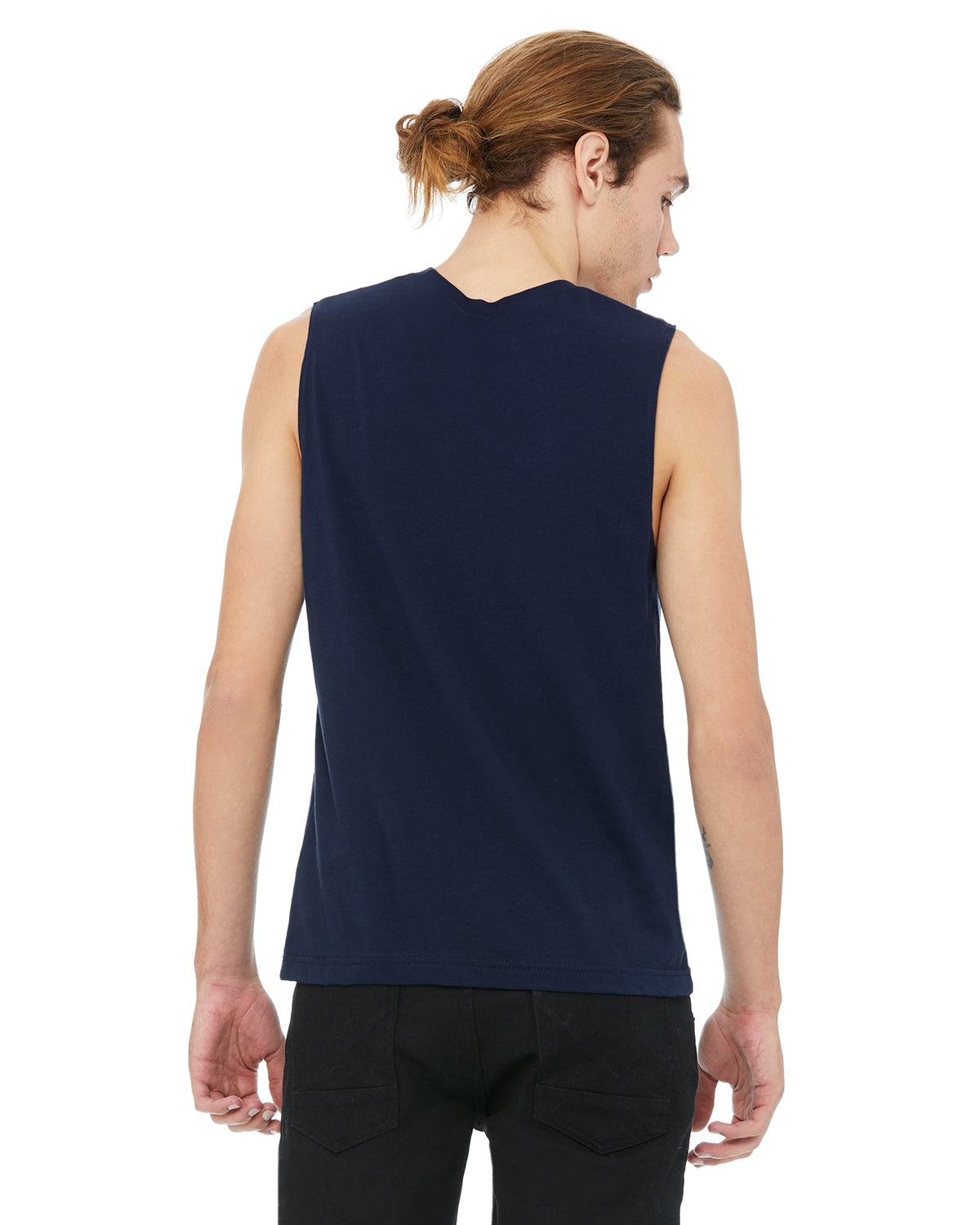 Unisex Jersey Muscle Tank - Navy