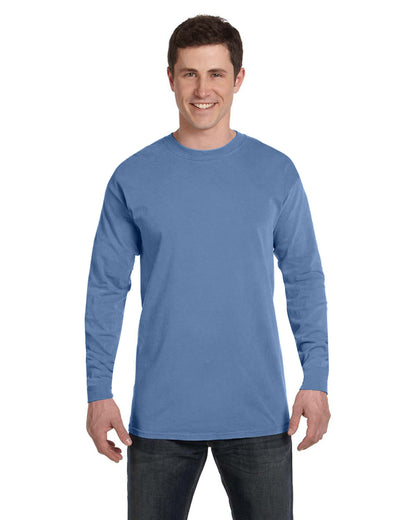 Unisex Heavyweight RS Long-Sleeve T-Shirt - Washed Denim
