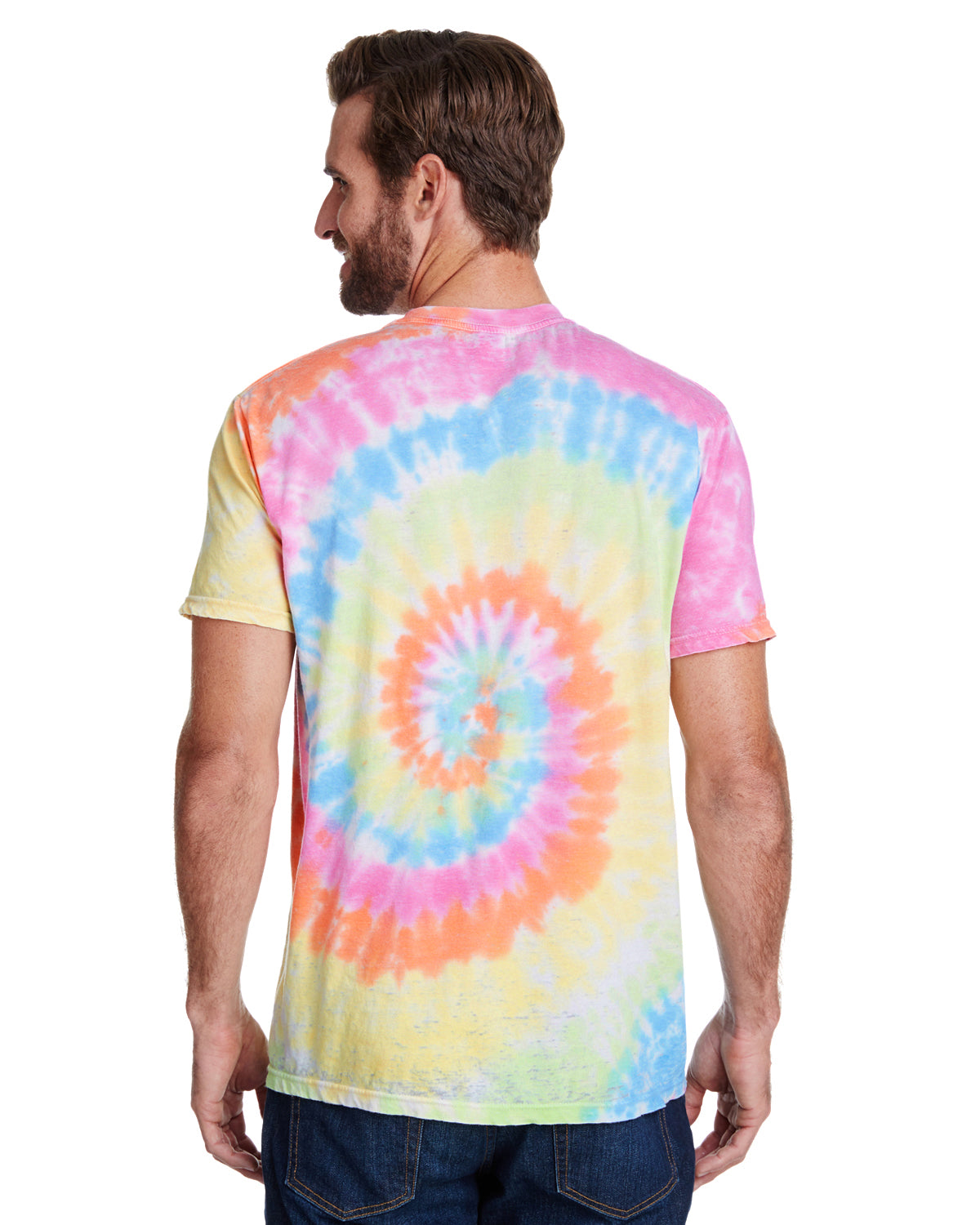 Unisex Burnout Festival T-Shirt - Pastel