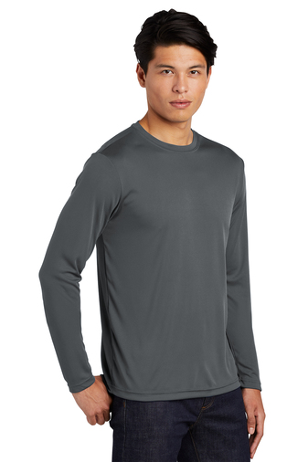 Unisex Long Sleeve PosiCharge Competitor Tee - Iron Gray