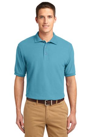 Unisex Silk Touch Polo - Maui Blue