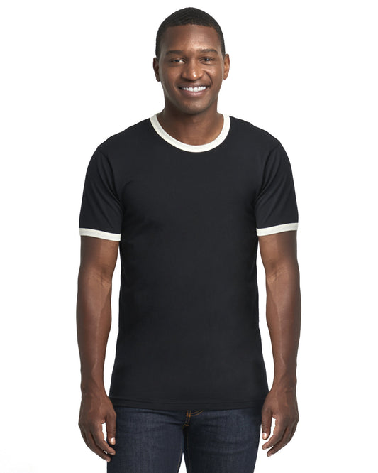 Unisex Ringer T-Shirt - Black / Natural