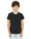 Bella + Canvas 3001YCVC - Youth Jersey T-Shirt - Heather Black