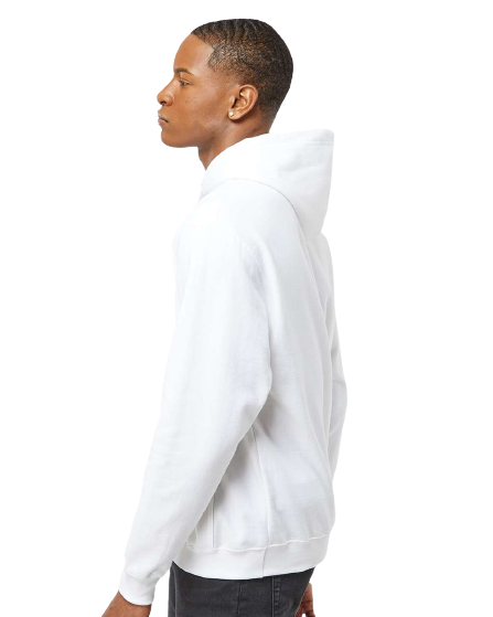 Unisex Fleece Pullover Hoodie - White