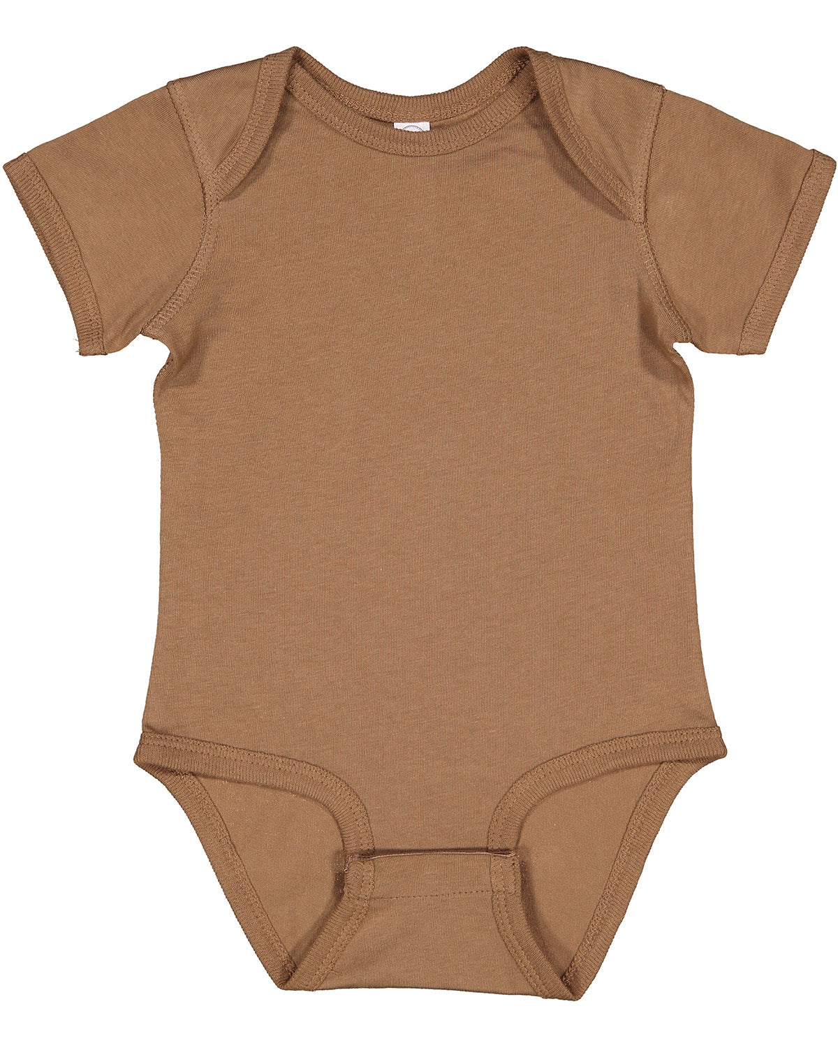 Infant Fine Jersey Bodysuit - Coyote Brown
