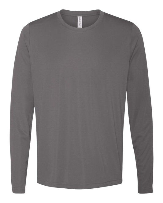Unisex Performance Long-Sleeve T-Shirt - Sport Graphite