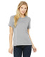 Bella + Canvas 6413 - Women's Triblend Relaxed Jersey Short-Sleeve T-Shirt - Athletic Gray Triblend