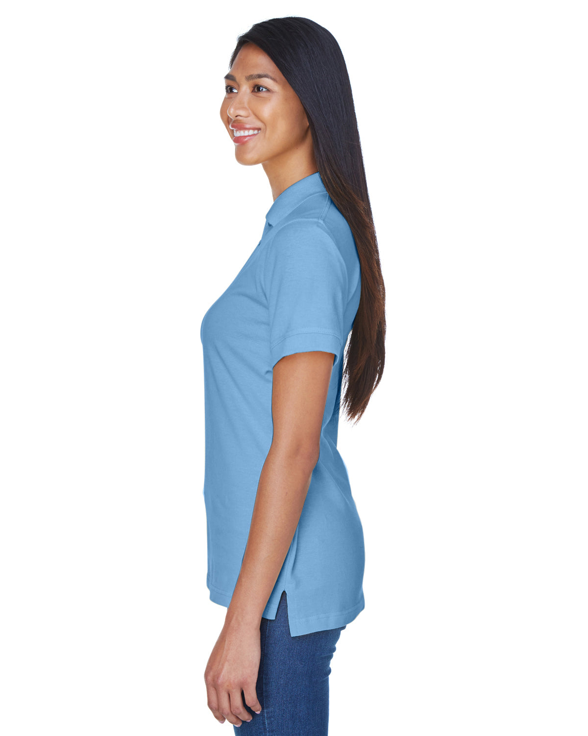 Women's Classic Piqué Polo - Cornflower