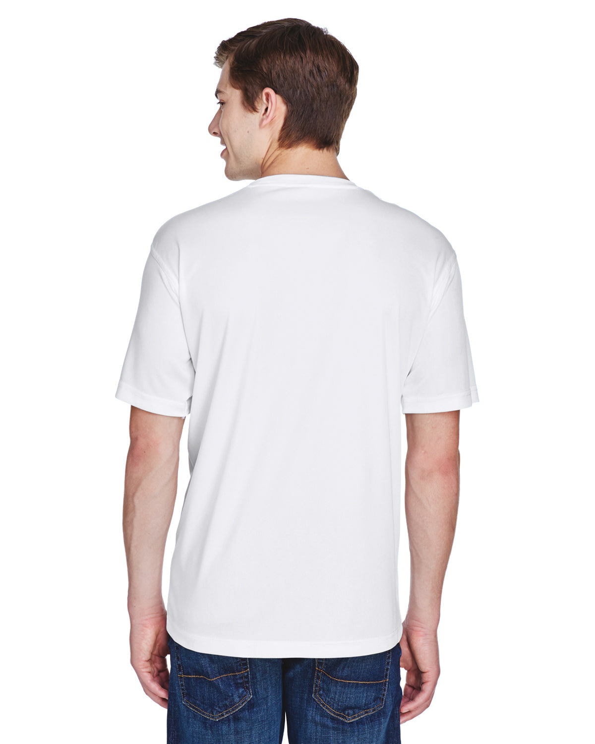 Men's Cool & Dry Basic Performance T-Shirt - White