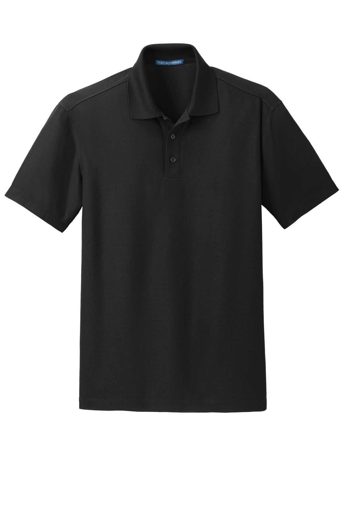 Unisex Dry Zone Grid Polo - Black
