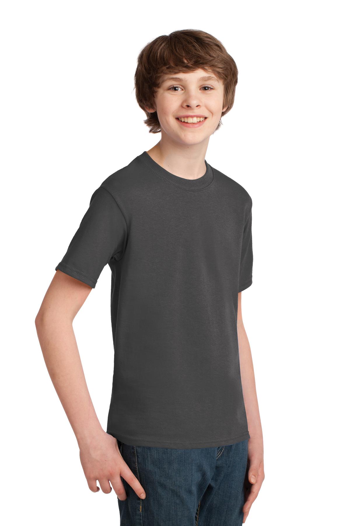Youth Essential Tee - Charcoal