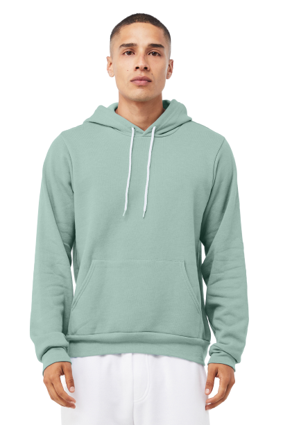 Unisex Sponge Fleece Pullover Hoodie - Dusty Blue