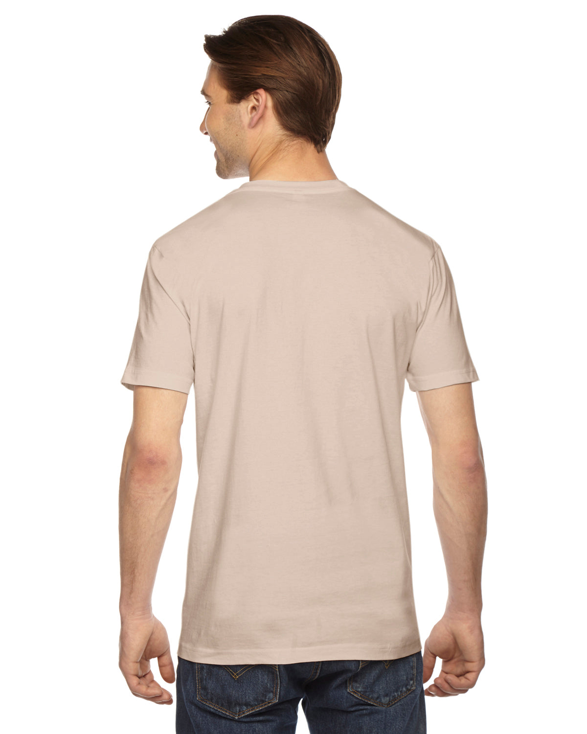 Unisex Fine Jersey Short-Sleeve T-Shirt - Creme