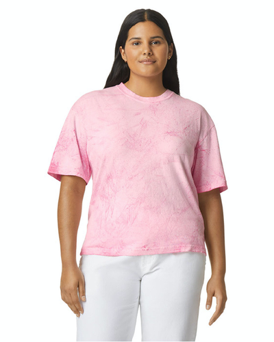 Unisex Heavyweight Color Blast T-Shirt - Hibiscus